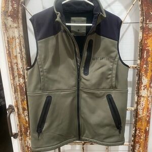 Beretta Olive Green and Black Gore-Tex Infinium Vest Size M